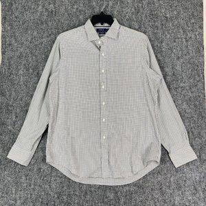 Polo Ralph Lauren Shirt Mens Large Check RL Twill Button-Front Business Casual